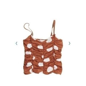 SO gathered knit tank top size small